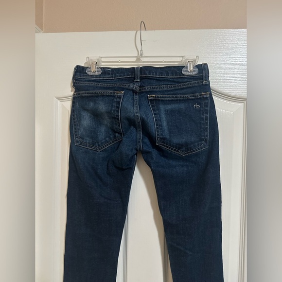 Women's Rag & Bone Skinny Jeans The Dre Dark Denim. Size 24. - Picture 3 of 6